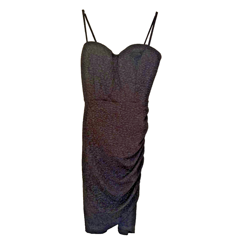 XS Black Glitter Windsor Dress New with Tags